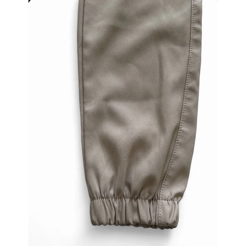 Public Supply NYC Kid’s Cargo Jogger Pants Khaki Tan Elastic Waist Size 8